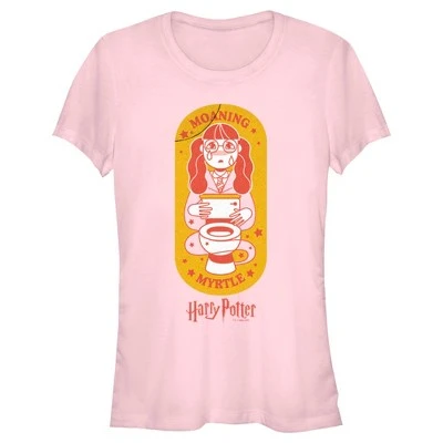 Junior's Harry Potter Moaning Myrtle Cartoon T-Shirt 5 Junior's Harry Potter Moaning Myrtle Cartoon T-Shirt - Image 3
