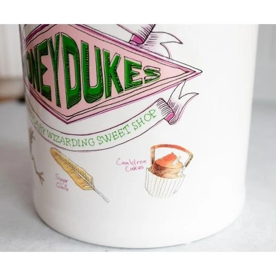 Silver Buffalo Harry Potter Honeydukes Sweets Ceramic Cookie Storage Jar | 10 Inches Tall 4 Silver Buffalo Harry Potter Honeydukes Sweets Ceramic Cookie Storage Jar | 10 Inches Tall - Image 2