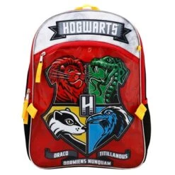Harry Potter Backpack Hogwarts Houses 5-Piece Backpack Bag Set