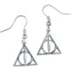 Harry Potter Deathly Hallows Earrings - Silver 2 Harry Potter Deathly Hallows Earrings - Silver -Harry Potter Harry Potter Deathly Hallows Earrings Silver