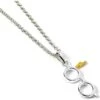 Harry Potter Glasses And Lightning Bolt Necklace - Silver/Gold