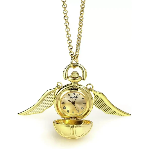 Harry Potter Golden Snitch Watch Necklace - Gold 4 Harry Potter Golden Snitch Watch Necklace - Gold - Image 2
