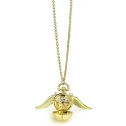 Harry Potter Golden Snitch Watch Necklace - Gold 7 Harry Potter Golden Snitch Watch Necklace - Gold -Harry Potter Harry Potter Golden Snitch Watch Necklace Gold 2
