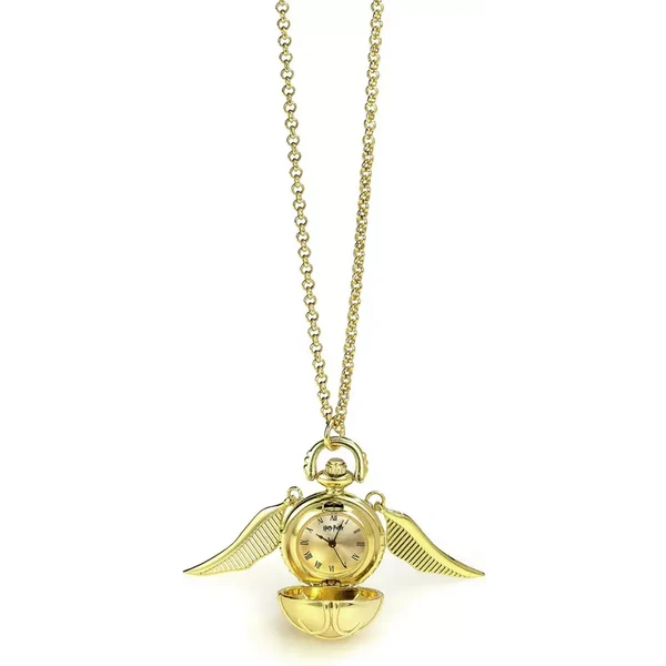 Harry Potter Golden Snitch Watch Necklace - Gold 5 Harry Potter Golden Snitch Watch Necklace - Gold - Image 3