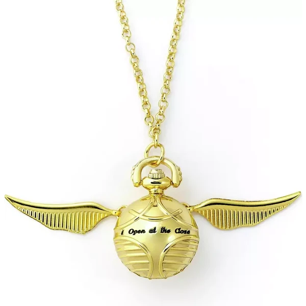 Harry Potter Golden Snitch Watch Necklace - Gold 3 Harry Potter Golden Snitch Watch Necklace - Gold