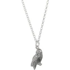 Harry Potter Hedwig Owl Necklace - Silver