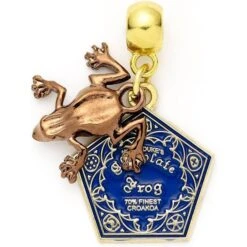 Harry Potter Honeybukes Chocolate Frog Slider Charm - Gold