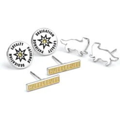 Harry Potter Hufflepuff Set Of Stud Earrings