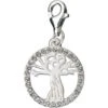 Harry Potter Ladies Sterling Crystal Whomping Willow Charm -Harry Potter Harry Potter Ladies Sterling Crystal Whomping Willow Charm