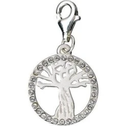 Harry Potter Ladies Sterling Crystal Whomping Willow Charm