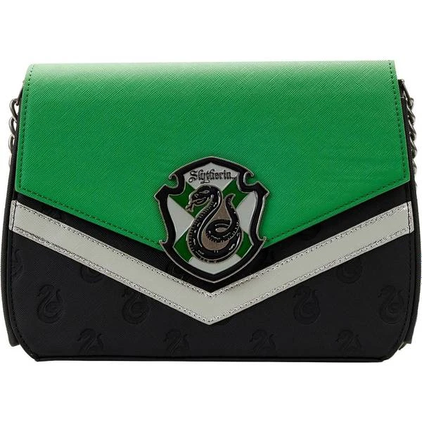 Harry Potter Loungefly Slytherin Chain Strap Crossbody Bag 3 Harry Potter Loungefly Slytherin Chain Strap Crossbody Bag