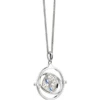 Harry Potter Time Turner Necklace - Silver/Transparent -Harry Potter Harry Potter Time Turner Necklace Silver Transparent